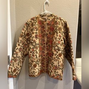 Women’s ‘New Identity’ brand Sherpa style jacket with strap buttons.